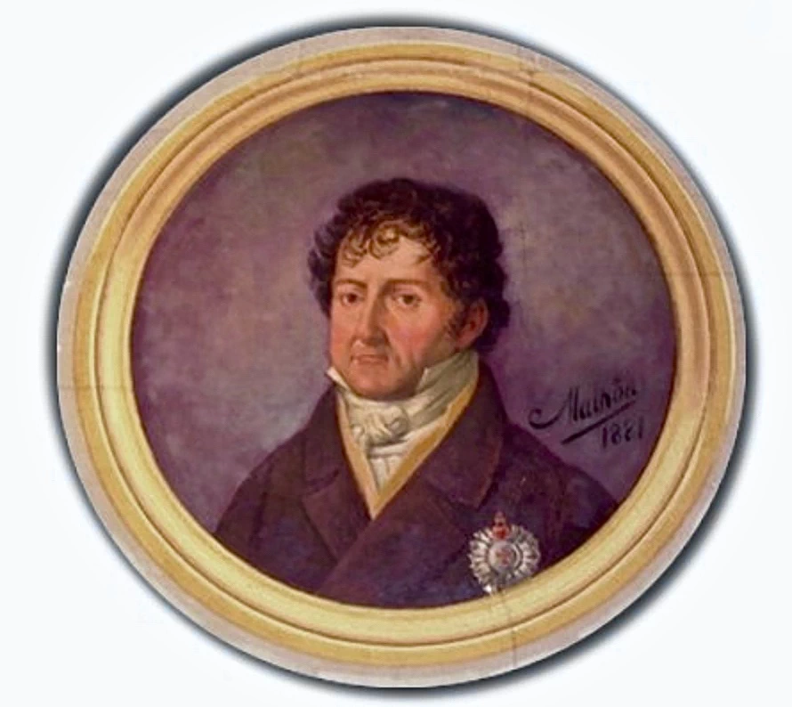 Ritratto del pianista, compositore e insegnante portoghese Joào Domingos Bomtempo, 1881